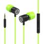 Wired Earbuds - LUDOS Ultra in Ear Headphones with Microphone, Earphones with Mic and Volume Control, Memory Foam, Reinforced Cable, Bass Compatible with iPhone, Apple, iPad, Computer, Laptop, PC
