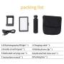 RGB Video Light Pocket On-Camera Mini Creative Photography Vlog Light, Super Bright Adjustable, Video-graphy Fill Light Handy Pocket Light for Sony DSLR/Camera/Smartphone, w Tripod + Phone Clamp