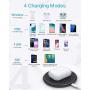 Fast Wireless Charger, Vebach Dubhe1s Qi Certified Wireless Charging Pad 7.5W for iPhone SE 2020/11/11 Pro/11 Pro Max/Xs/Xs Max/XR/X/8/8P, 10W for Samsung Galaxy S20/S10/Note 10/S9, Aluminum Frame