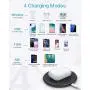 Fast Wireless Charger, Vebach Dubhe1s Qi Certified Wireless Charging Pad 7.5W for iPhone SE 2020/11/11 Pro/11 Pro Max/Xs/Xs Max/XR/X/8/8P, 10W for Samsung Galaxy S20/S10/Note 10/S9, Aluminum Frame