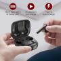 Wireless Earbuds, [Upgraded] Boltune Bluetooth V5.0 in-Ear Stereo Wireless Headphones 40Hours Playing Time Bluetooth Earbuds Built-in Mic Single/Twin Mode, Red