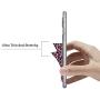 SHANSHUI Card Holder for Back of Phone, 2 Pack Phone Stick On Wallet Pocket Pouch for Credit Card Compatible with iPhone, Samsung Galaxy and Most Smartphones - Rose Red Cheetah