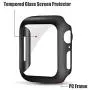 Alinsea Screen Protector for Apple Watch 40mm Case with Built-in Tempered Glass Screen Protector [2 Pack] [Daily Waterproof] [3D Full Coverage] All Around Cover Bumper Case for iwatch 40mm Series 4/5