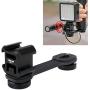 Triple Cold Shoe Mount Gimbal Extension Bracket, Universal Mic Stand and Light Mount Plate Adapter for Zhiyun Smooth 4/Smooth Q/DJI OSMO Mobile 2/Feiyu Vimble 2 Gimbal Stabilizer Accessories