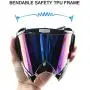 SPOSUNE Motorcycle Goggles, ATV Dirt Bike Off Road Racing MX Riding Goggle Anti-Scratch Dustproof Bendable UV400 Eyewear Padded Soft Thick Foam,Adjustable Strap Adults Cycling Motocross SPOSUNE Motorcycle Goggles, ATV Dirt Bike Off Road Racing MX Riding Goggle Anti-Scratch Dustproof Bendable UV400 Eyewear Padded Soft Thick Foam,Adjustable Strap Adults Cycling Motocross