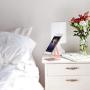 Cell Phone Holder for Desk, YOSHINE Cell Phone Stand Solid Phone Dock Cradle Compatible with iPhone 12 11 XR XS Max 8 X 7 6 6s Plus 5 4 SE, Kindle, Accessories Desk, All Smartphones - Rose Gold