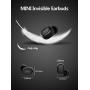 Wireless Earbuds, QCY Wireless Bluetooth Earbuds 5.0 3D Stereo Sound True Wireless Headphones with Built-in Microphone, Instant Pairing Earphones with Portable Charging Case for All Mobile Systems