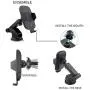 Wireless Car Charger Mount, wejie Auto Clamping 10W 7.5W Qi Fast Charging Car Phone Mount, Air Vent Windshield Dashboard Phone Holder Compatible for iPhone Xs/Max/X/XR/8/8 Plus, Samsung Note 9 (Black) Wireless Car Charger Mount, wejie Auto Clamping 10W 7.5W Qi Fast Charging Car Phone Mount, Air Vent Windshield Dashboard Phone Holder Compatible for iPhone Xs/Max/X/XR/8/8 Plus, Samsung Note 9 (Black)
