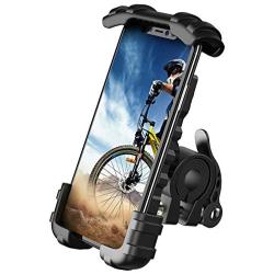 Phone Holder Mount for Bike Handlebar - Lamicall Motocycle Cell Phone Clamp, Scooter Phone Mount for iPhone 11/ iPhone 11 Pro/iPhone 11 Pro Max, Samsung S10 and More 4.7“ - 6.8" Smartphones