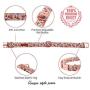 Unique Style Paws Dog Collar Bow tie Collar Adjustable Collars for Dogs and Cats Small Medium Large