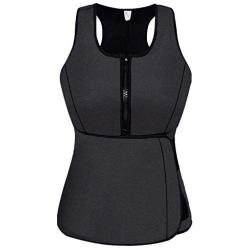 SlimmKISS Neoprene Sweat Vest for Women, Slimming Body Shaper with Adjustable Waist Trimmer Belt, Weight Loss