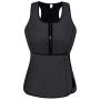 SlimmKISS Neoprene Sweat Vest for Women, Slimming Body Shaper with Adjustable Waist Trimmer Belt, Weight Loss
