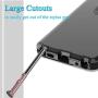 AMENQ Case for LG Stylo 5 L722DL, LG Stylo 5+/Stylo 5V/Stylo 5X Case, [Built-in Screen Protector] Full Body Heavy Duty with TPU Bumper and Rugged Hard PC Armor Protective Cover for LG Phone (Black)