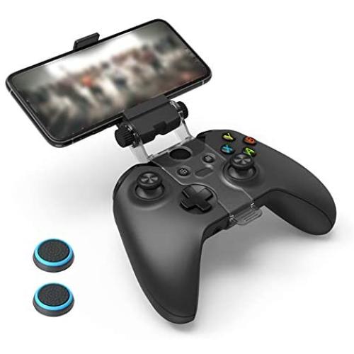 VSEER Phone Mount Clip Holder Clamp for Xbox Controller Compatible with Xbox One S/Elite/Elite Series 2 Bluetooth Gamepad