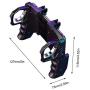 dissylove Four - Finger Linkage Game Handle, K21 PUGB Helper, Peace Elite Fast Shooting Button Controller for PUBG Rules of Survival Game Trigger Joystick Gamepad for 4-6.5" iOS & Android Phone