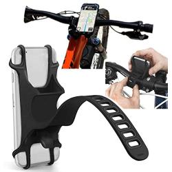 Bike Mount Phone Holder Bicycle Motorcycle Stroller ATV MTB Golf Cart Handlebar For Samsung Galaxy S10 Plus, S10e, S9 Plus, S9, Note 10, Note 9, Note 8, S8, S8 Plus, S7, J7 Sky PRO, J3, A10e, A20, A50