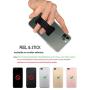 [2PC] WUOJI Finger Strap Phone Holder - Ultra Thin Anti-Slip Universal Cell Phone Grips Band Holder for Back of Phone（Black）
