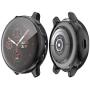 Fvlerz for Samsung Galaxy Watch Active 2 Screen Protector 40mm,All-Around TPU Anti-Scratch Case Soft Protective Bumper Cover for Samsung Galaxy Watch Active 2 Smartwatch (Black+Gray, 40mm)
