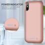 VOOE Battery Case for iPhone Xs MAX, 7800mAh Portable Battery Pack Ultra Rechargeable Smart Case Protective Battery Charging Case for iPhone Xs MAX External Battery Backup Cover(6.5 inch) - Rose Gold