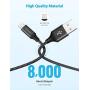 JOOMFEEN Car Charger Compatible with iPhone 11 Pro Max/11/XS Max/XS/XR/X/8/7 Plus/7/6S/6/5S/5C/SE/5,iPad Pro/Air/Mini, with 3ft Charging Cable Cord, 3.4a Dual Port Fast USB Car Phone Charger Adapter