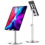 Cell Phone Stand for Desk, Upgraded Stable iPad Stand All Aluminum Alloy, LISEN Angle Height Adjustable Phone Stand Universal Phone Holder for Desk for 4.7"-12.9" Phones,Tablet,Nintendo Switch,Kindle