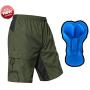 EZRUN Mens 3D Padded Mountain Bike Shorts Lightweight MTB Cycling Shorts