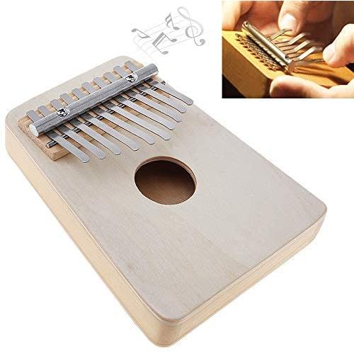 YiPaiSi 10 Keys Kalimba Thumb Piano, Portable Likembe,Sanza, Mbira Finger Piano, Kalimba Mbira Likembe Sanza Finger Hand Thumb, Birthday Gift For Kids Adult Beginners