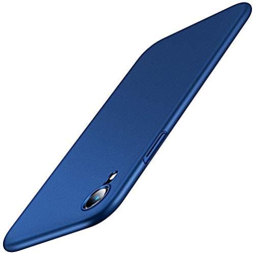 TORRAS Slim Fit iPhone XR Case, Ultra-Thin Hard Plastic Full Protective Cover with Matte Finish Grip Phone Case for iPhone XR 6.1 inch (2018), Navy Blue