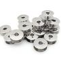 YEQIN 20 pk&quotL" Metal Bobbins for Sewing Machine Alphasew Bernina Brother Riccar Baby Lock +More (55623S) - (SA159) - (H12413002)