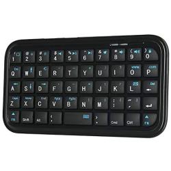 HDE Bluetooth 3.0 Keyboard Mini Travel Size Wireless Pocket Keypad for Sony Playstation PS4 + Tablets + Smartphones