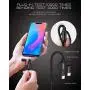 Multi USB Charging Data Cable, MANINAM 5 in 1 Multi USB Cable, Multi Charger USB C Cable, 2.4A Fast Charging Cord, 6FT Cotton Braided with Cable Organizer, for Phone Tablet Camera etc (Black) Multi USB Charging Data Cable, MANINAM 5 in 1 Multi USB Cable, Multi Charger USB C Cable, 2.4A Fast Charging Cord, 6FT Cotton Braided with Cable Organizer, for Phone Tablet Camera etc (Black)