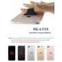 [2pc] Finger Strap Phone Holder - Ultra Thin Anti-Slip Universal Cell Phone Grips Band Holder for Back of Phone(Black)