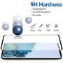 Galaxy S20 Ultra Screen Protector, 3D Curved Edge Tempered Glass [Compatible Fingerprint][Case Friendly] [Anti-Bubble] Full HD Clear Protetive Film for Samsung Galaxy S20 Ultra 6.9 inch