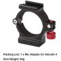 AFVO Ring Clamp with Cold Shoe for Zhiyun Smooth 4 Applied to Microphone LED Light