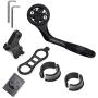 JIANKUN Bike Computer Combo Out Front Mount for Garmin Edge Series,Smart Phone,Front Bike Light and Gopro Sports Camera,Compatible with 22.2/25.4/31.8mm Handlebar