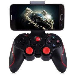 SBQF T3 Bluetooth Wireless Gamepad S600 STB S3VR Game Controller Joystick for Android iOS Mobile Phones PC Game Handle (Color : 2)
