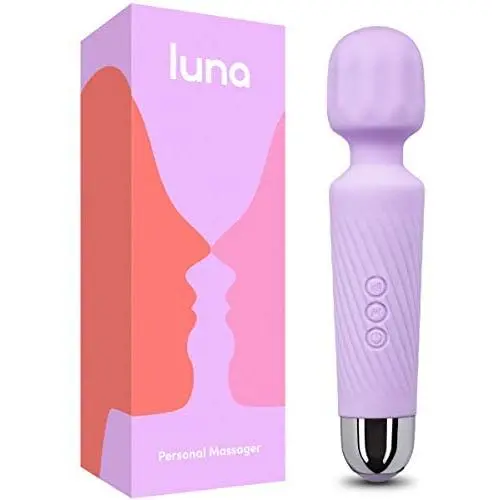Rechargeable Personal Wand Massager - 20 Patterns & 8 Speeds - Travel Bag & Manual Included - Perfect for Muscle Tension, Back, Neck Relief, Soreness, Recovery - Lavender Rechargeable Personal Wand Massager - 20 Patterns & 8 Speeds - Travel Bag & Manual Included - Perfect for Muscle Tension, Back, Neck Relief, Soreness, Recovery - Lavender