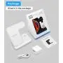 Intoval Wireless Charger,3 in 1 Wireless Charging Station for Apple Watch/Airpods,Qi Certified Wireless Charging Stand for iPhone 11/11 Pro/XS Max/XS XR All Qi-Enabled Phones.(with AC Adapter) Intoval Wireless Charger,3 in 1 Wireless Charging Station for Apple Watch/Airpods,Qi Certified Wireless Charging Stand for iPhone 11/11 Pro/XS Max/XS XR All Qi-Enabled Phones.(with AC Adapter)