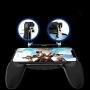 CQLEK Gamepad Playground 2 in 1 Mobile Remote Controller Holder Handle Joystick Triggers for PUBG L1 R1 Shoot Aim Button for iOS and Android - Black