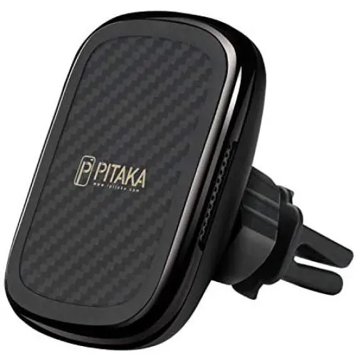 Wireless Charging Magnetic Car Mount PITAKA MagEZ Mount Qi Only Compatible with MagEZ Case Fast Charging Phone Holder with USB A-C Cable Air Vent Mount for iPhone Galaxy Qi Smartphone Wireless Charging Magnetic Car Mount PITAKA MagEZ Mount Qi Only Compatible with MagEZ Case Fast Charging Phone Holder with USB A-C Cable Air Vent Mount for iPhone Galaxy Qi Smartphone