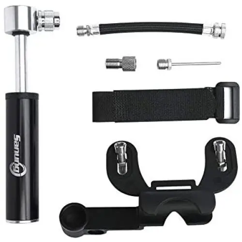 Sanung Portable Bicycle Pump 120PSI Convertible Schrader and Presta Valve Inflation for Road Bikes, Mini Ball Pump,Football Basketball Rugby Sanung Portable Bicycle Pump 120PSI Convertible Schrader and Presta Valve Inflation for Road Bikes, Mini Ball Pump,Football Basketball Rugby