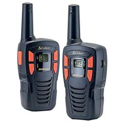 Cobra CXT195 16-Mile microTALK 2-Way Walkie Talkies 2 Pack, Black