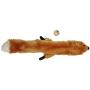 SPOT Ethical Pets Plush Skinneeez Fox 14-Inch Stuffingless Dog and cat squeaking Toy, Multicolor (5498)