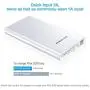 Poweradd 2ND Gen Pilot 2GS 10000mAh Power Bank, Dual USB Port 3.4A Portable Charger with High-Speed Charge for iPhone, Ipad, Samsung, Mobile Phones and Tablet- Silver