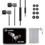 Wired Earbuds - LUDOS Ultra in Ear Headphones with Microphone, Earphones with Mic and Volume Control, Memory Foam, Reinforced Cable, Bass Compatible with iPhone, Apple, iPad, Computer, Laptop, PC