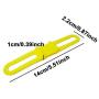 HONBAY 12PCS Silicone Elastic Flashlight Torch Mount Fix Bands for Cycling Bike Bicycle