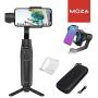 MOZA Mini MI Gimbal 3-Axis Stabilizer for Smartphne Make Smooth Videos Vlog Youtuber Live Video Record Wireless Charging Timelapse Object Tracking Quick Platback Inception Mode (MOZA Mini MI)