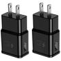 Adaptive Fast Charging Wall Charger Adapter Compatible Samsung Galaxy S6 S7 S8 S9 S10 / Edge/Plus/Active, Note 5,Note 8, Note 9,LG G5 G6 G7 V20 V30 ThinQ Plus EP-TA20JBE Quick Charge (2 Pack)