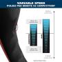 Wahl 04290-2101 Deep Tissue Percussion Therapeutic Handheld Massager – Variable Intensity to Relieve Pain in the Back, Neck, Leg, Foot, Shoulders, Muscles, Tendinitis, & Arthritis, Red Metallic