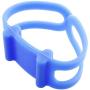 PSCCO 6PCS Multifunctional Bike Mount Tie Down Straps Bicycle Mobile Phone Fixed Mount Holder Accessories,Silicone Elastic Flashlight Torch Mount Fix Bind Tie Holder 6 Colors